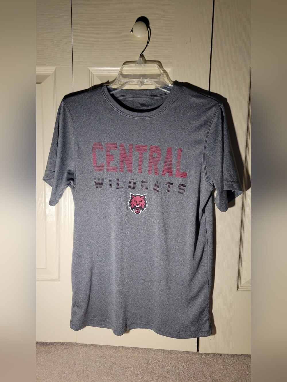 Central Wildcats Dri-FIT Gray Short-Sleeve Athletic Tee